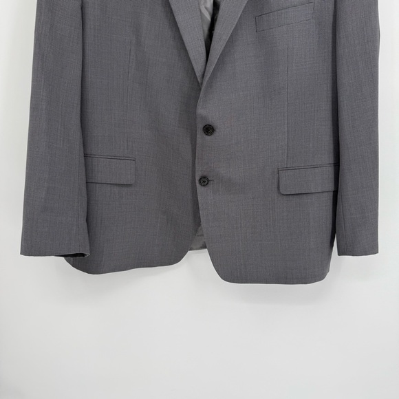 Ralph Ralph Lauren Men's Gray Microcheck 100% Wool Sport Blazer Size 48 R - Picture 3 of 8